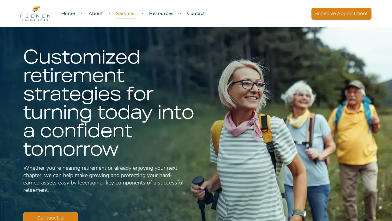 Feeken Financial Services page