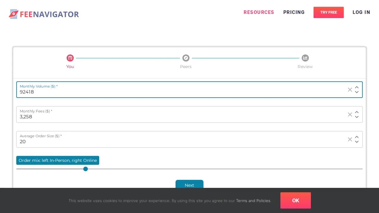 Fee Navigator, Inc. page