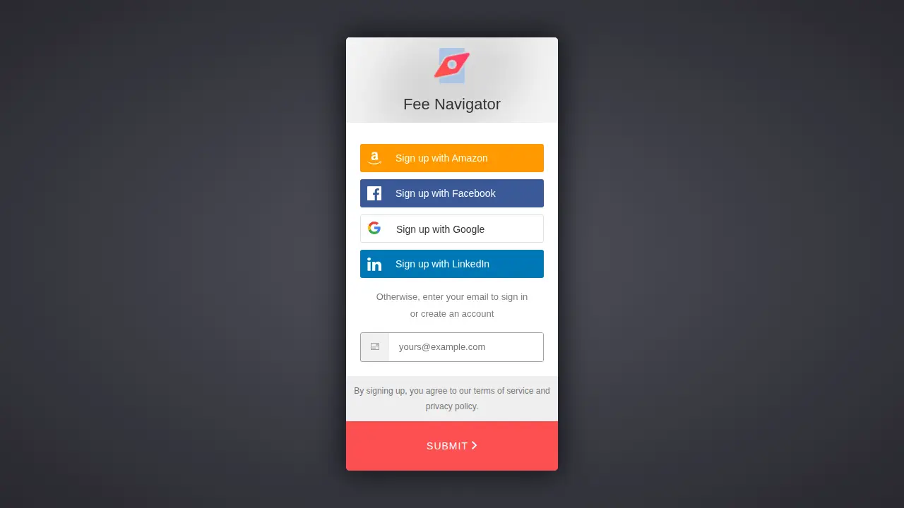 Fee Navigator, Inc. page