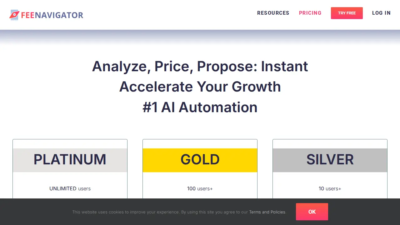 Fee Navigator, Inc. page