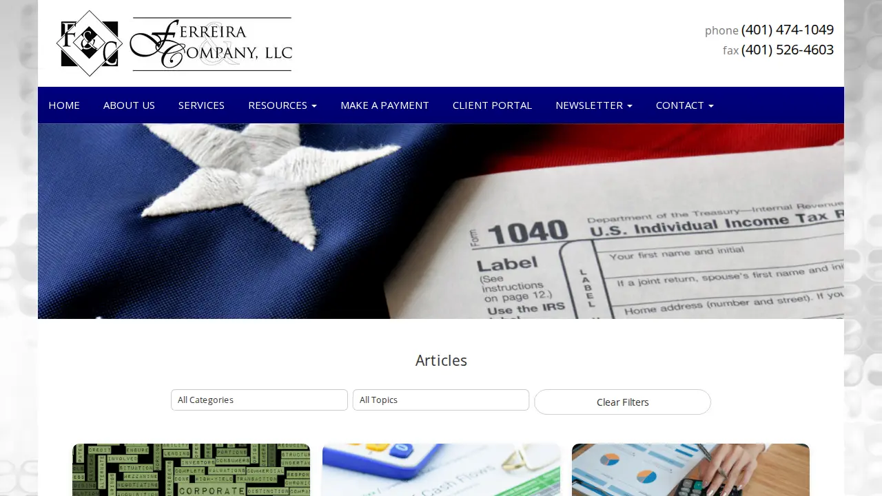 FERREIRA COMPANY, LLC page