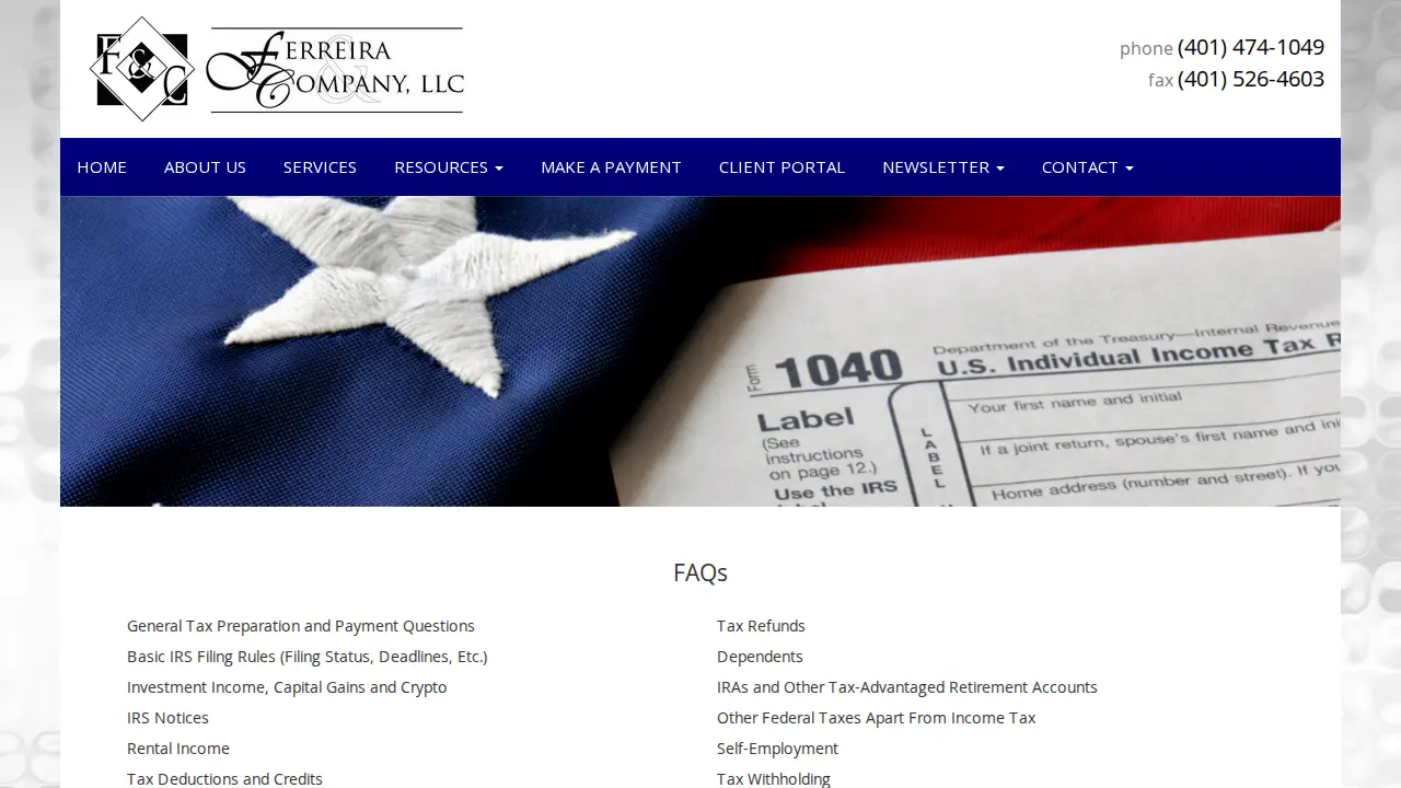 FERREIRA COMPANY, LLC page