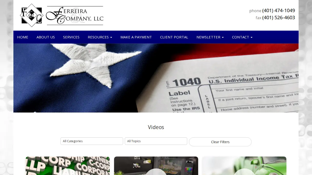 FERREIRA COMPANY, LLC page