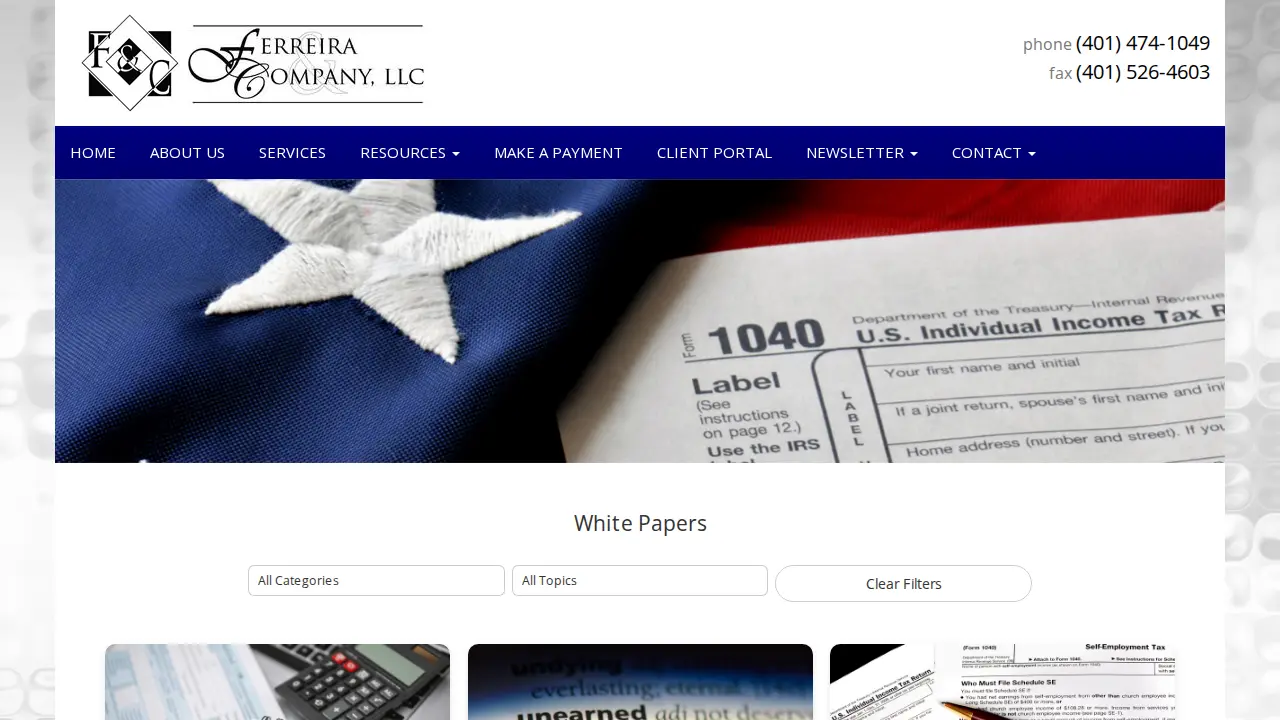 FERREIRA COMPANY, LLC page