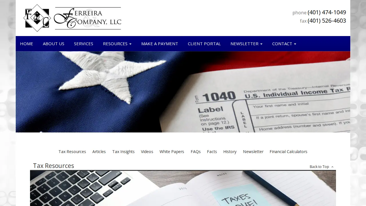 FERREIRA COMPANY, LLC page