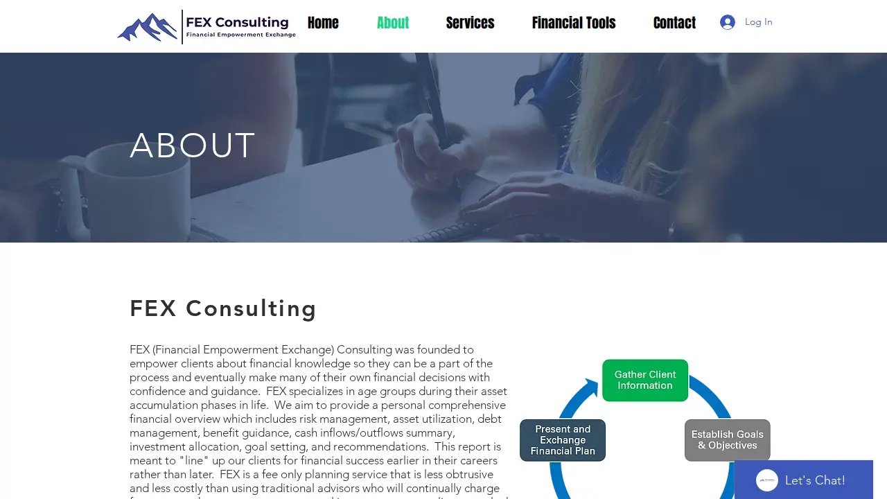 FEX Consulting page