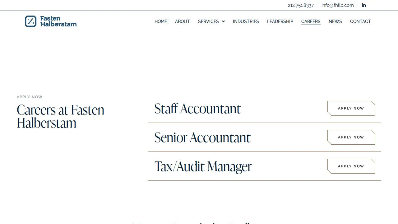 Fasten Halberstam LLP page