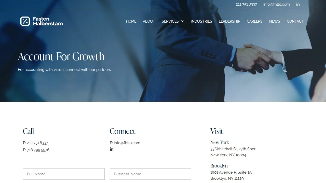 Fasten Halberstam LLP page