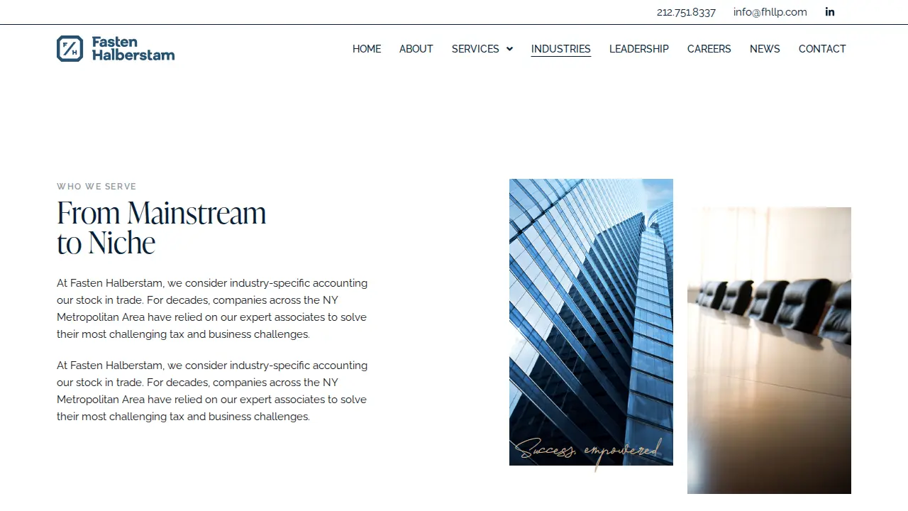 Fasten Halberstam LLP page