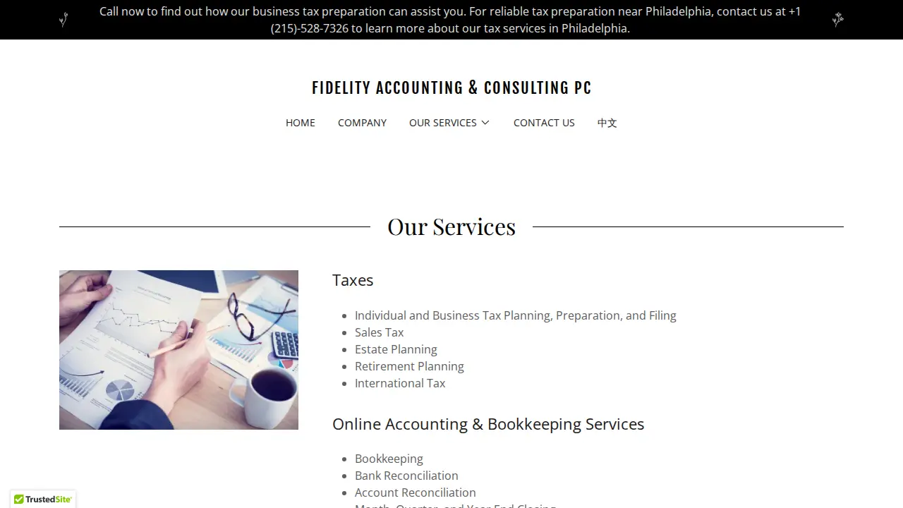 Fidelity Accounting & Consulting PC page