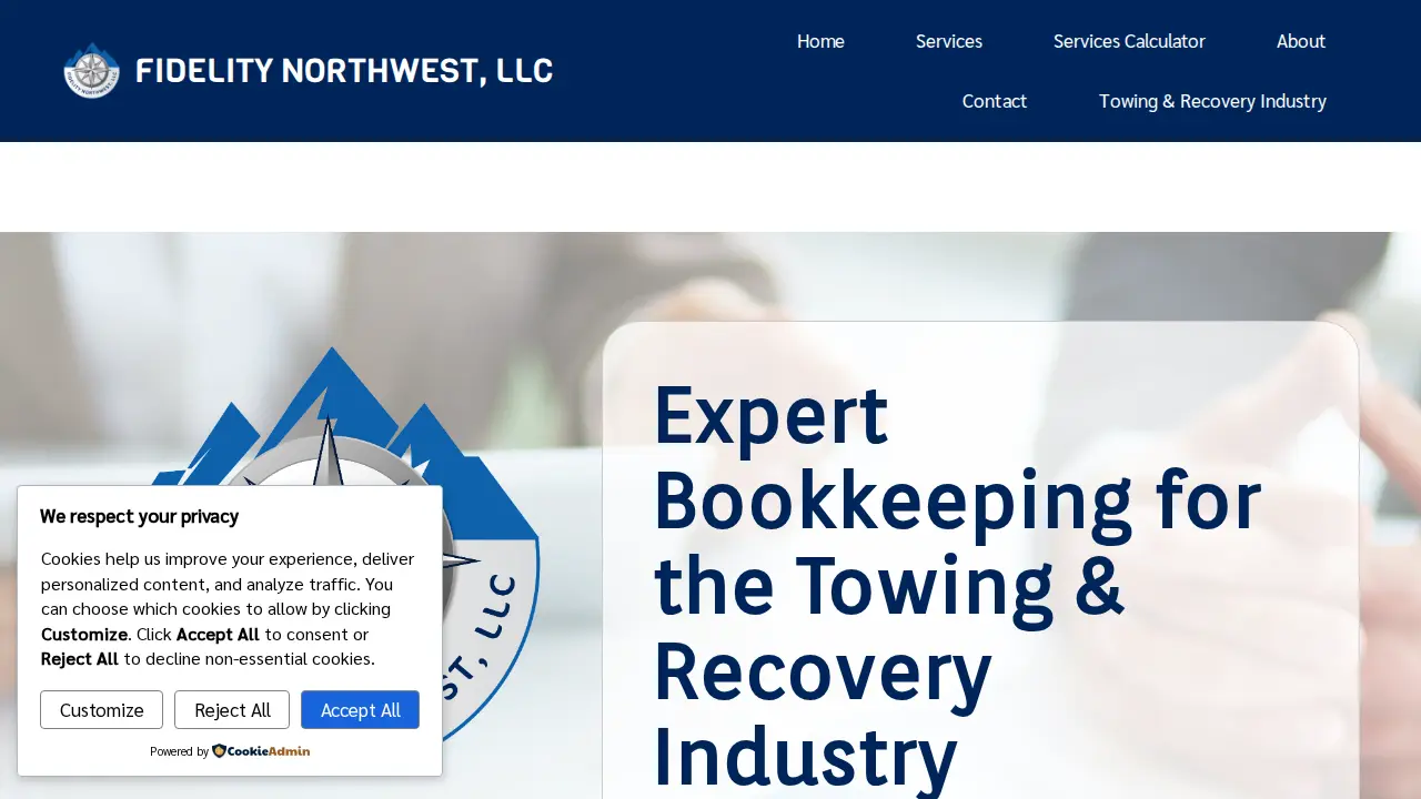 Fidelity Northwest page