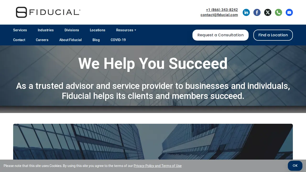 Fiducial Expertise Arvada page