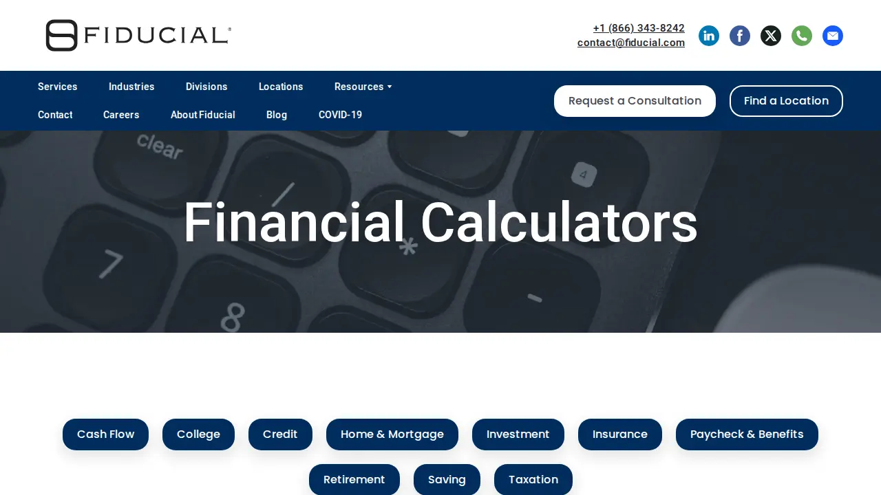 Fiducial Expertise Arvada page