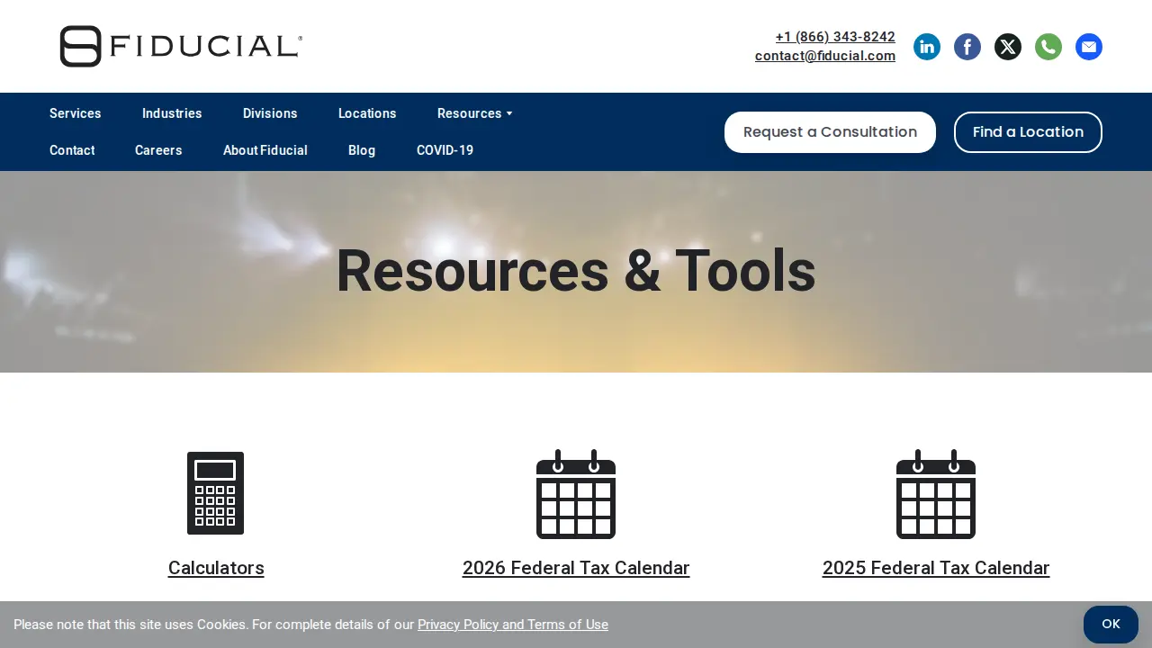 Fiducial Expertise Hillsboro page