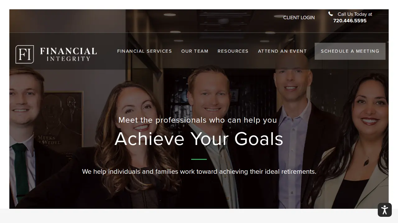 Financial Integrity page