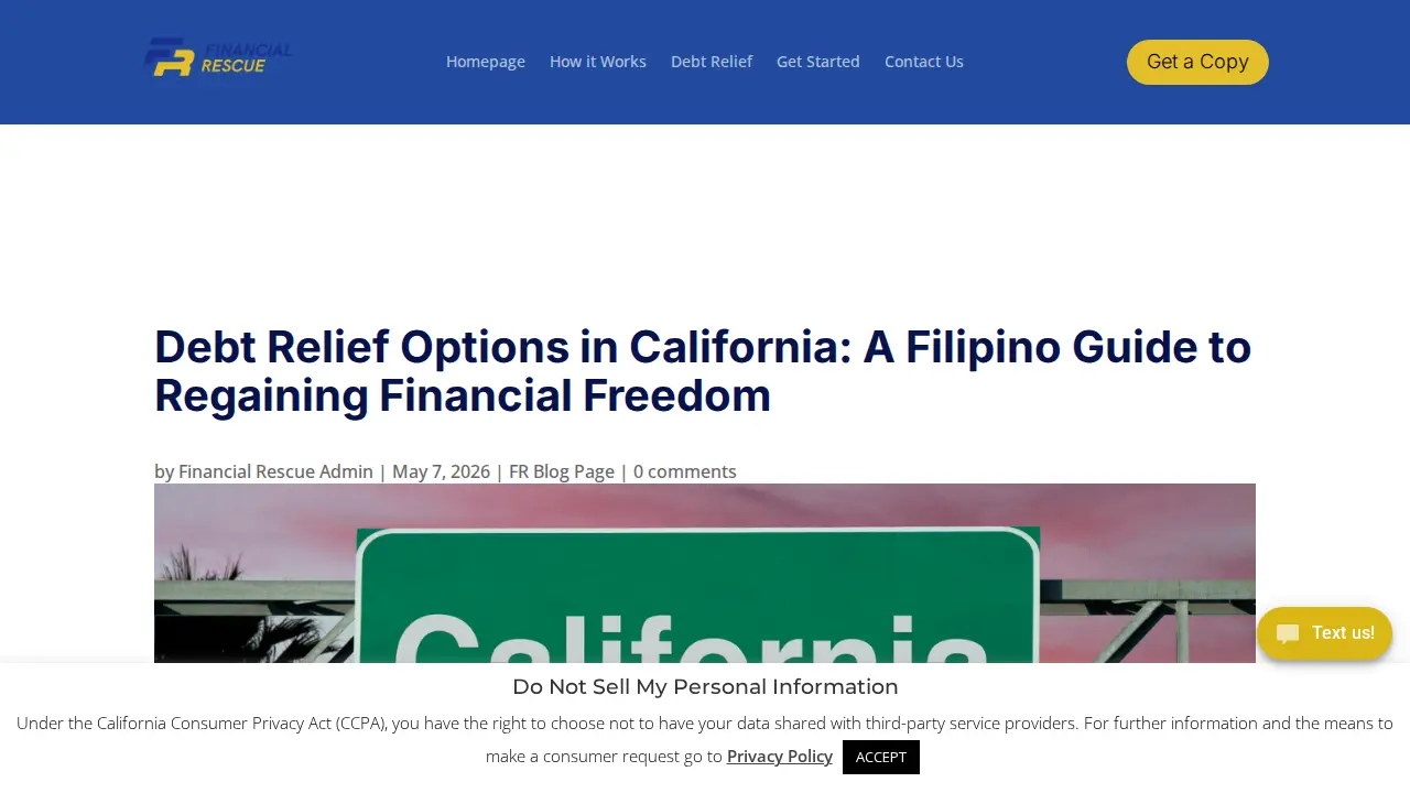 Financial Rescue LLC page