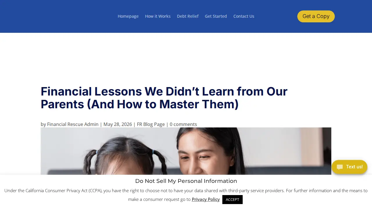 Financial Rescue LLC page
