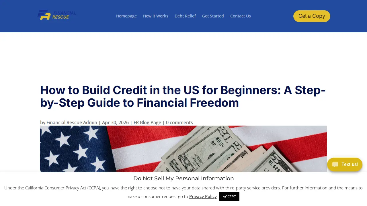 Financial Rescue LLC page
