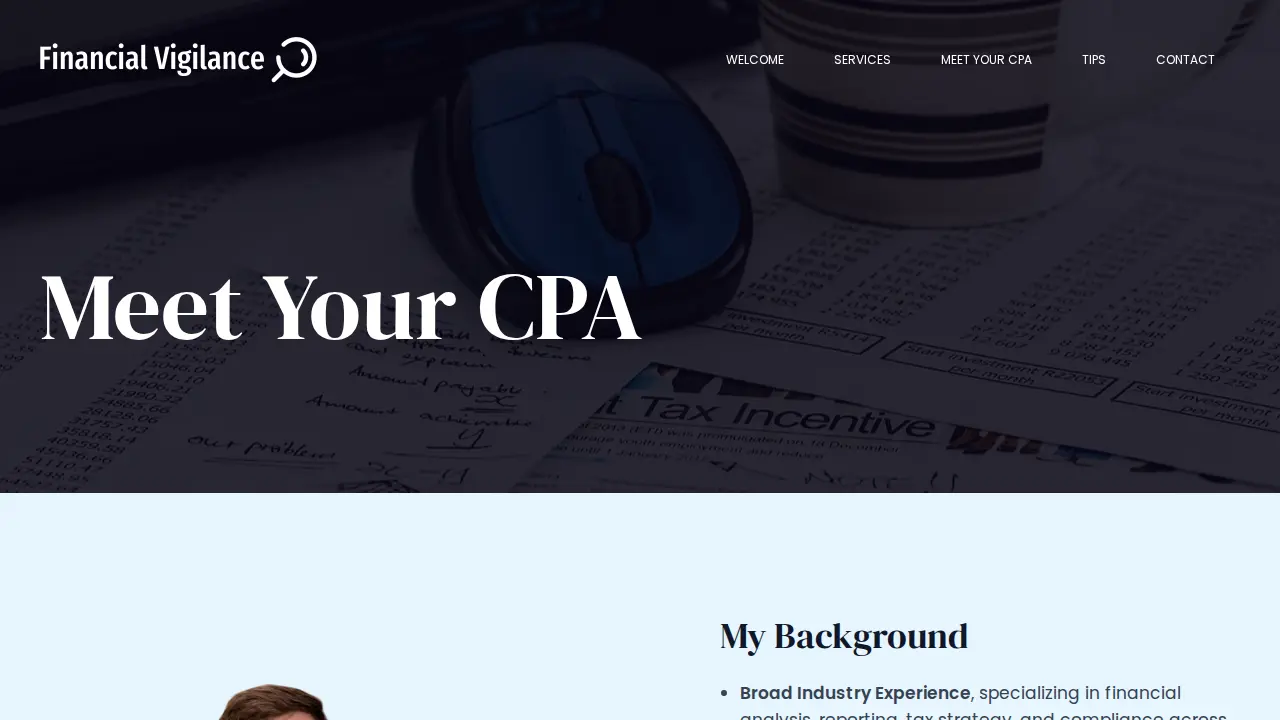 Financial Vigilance page