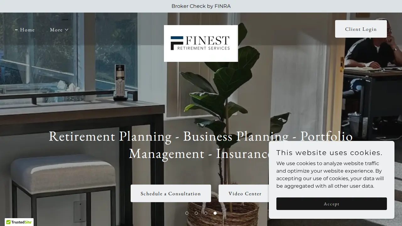 Finest Retirement Services page