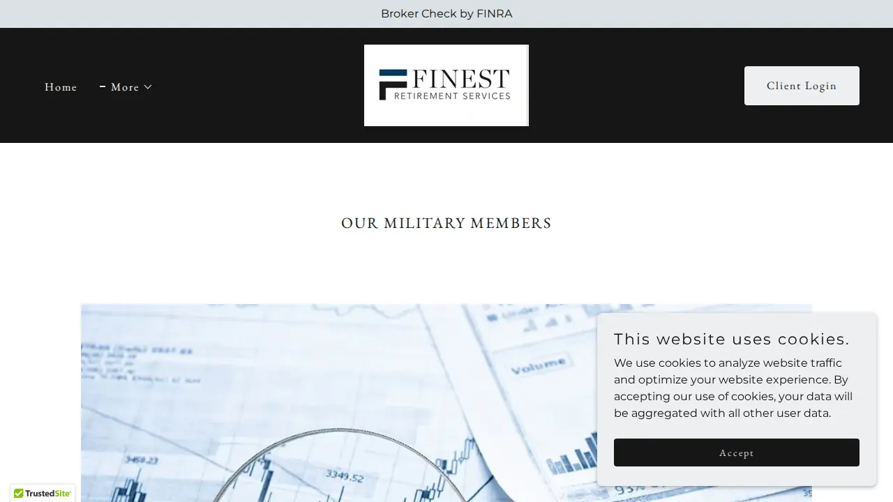 Finest Retirement Services page