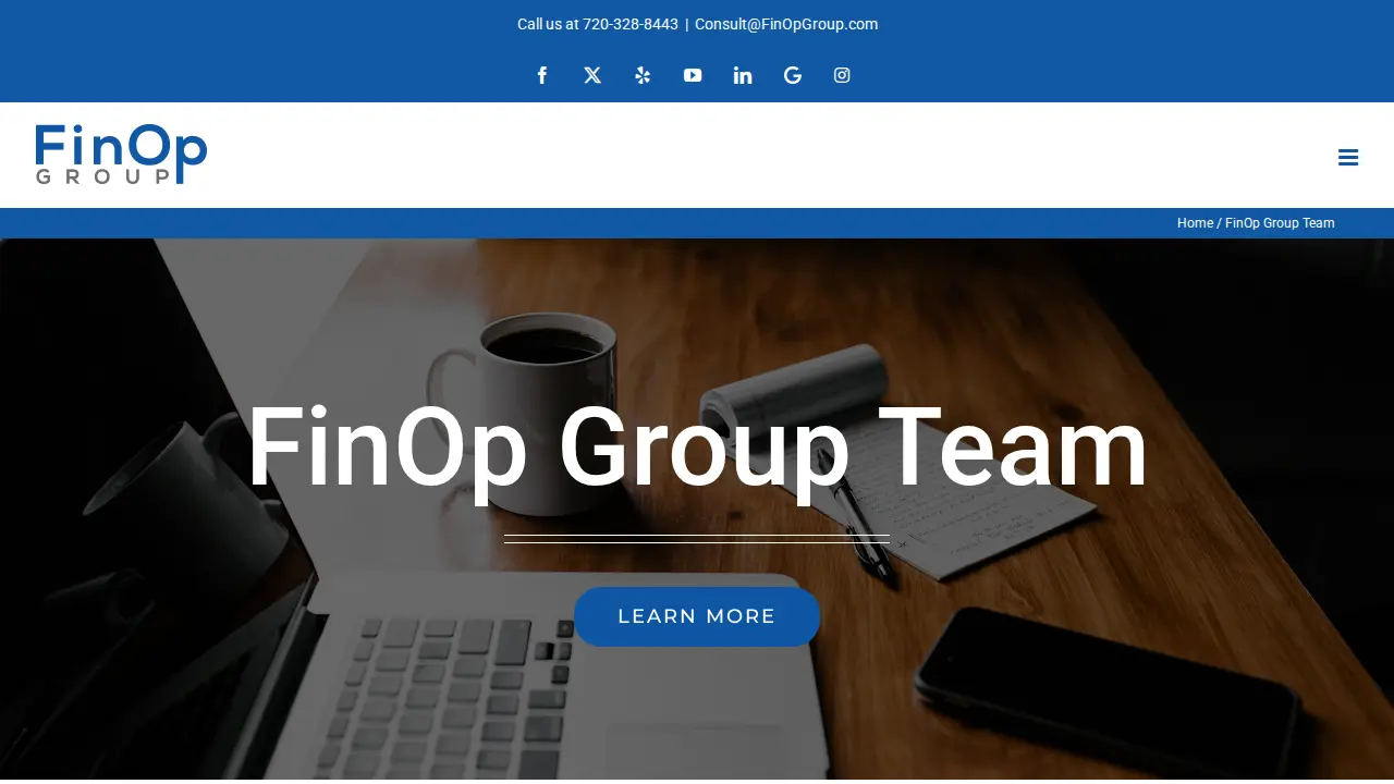 FinOp Group page