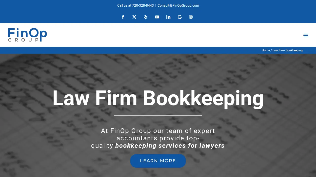 FinOp Group page