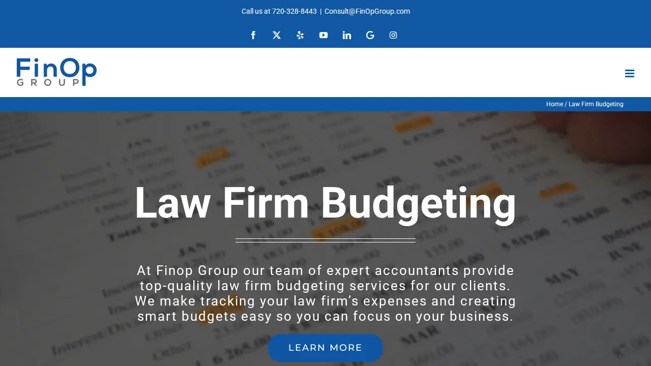 FinOp Group page