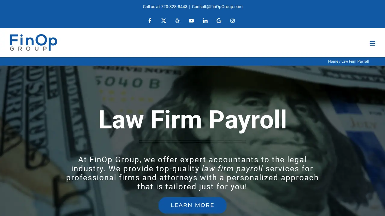 FinOp Group page