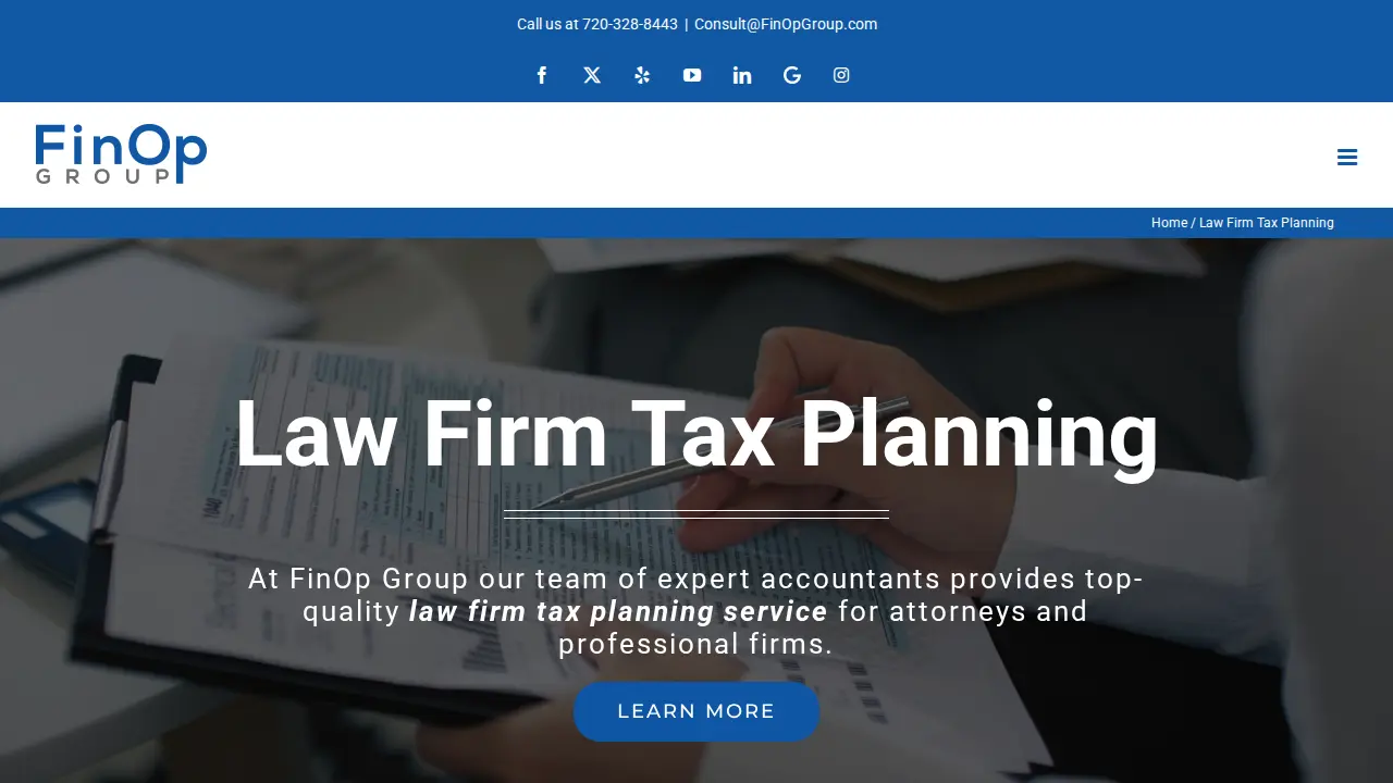 FinOp Group page