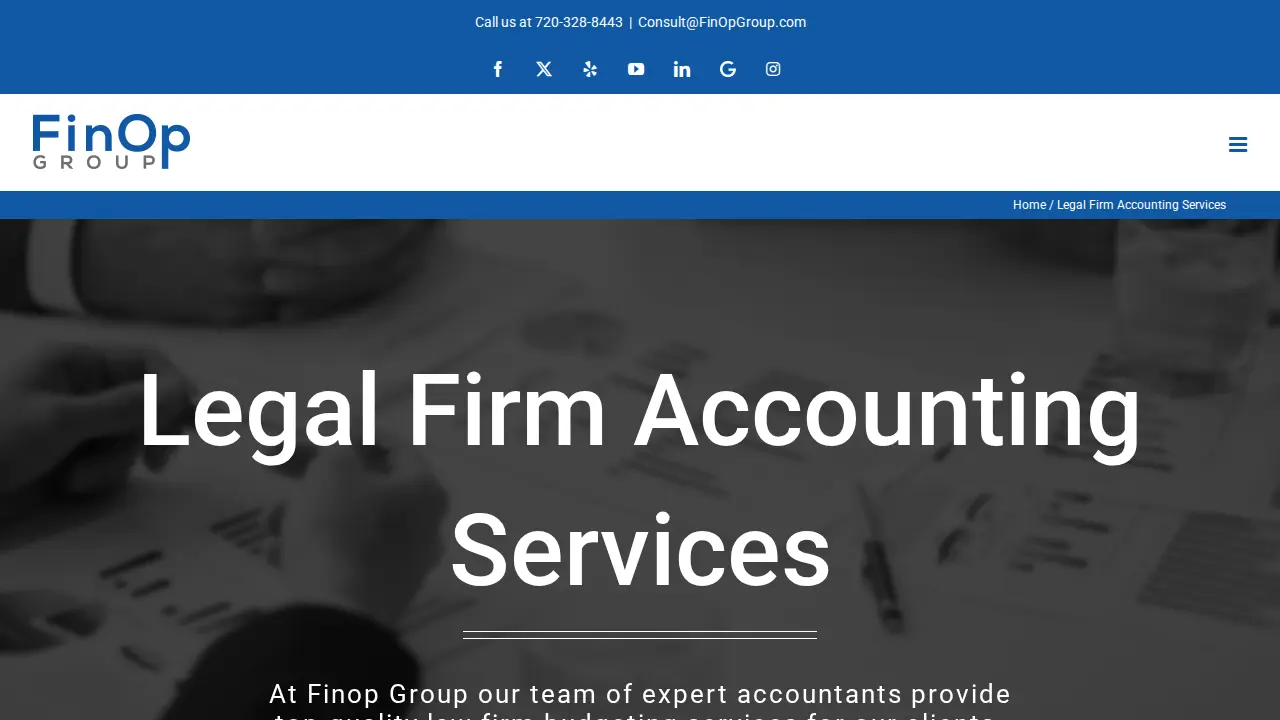 FinOp Group page