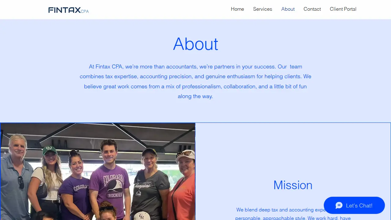 FINTAX CPA page