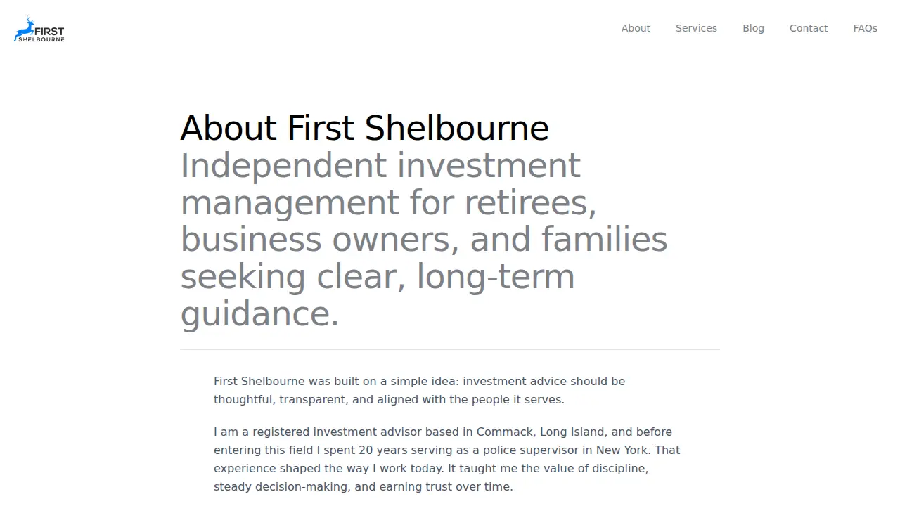 First Shelbourne page