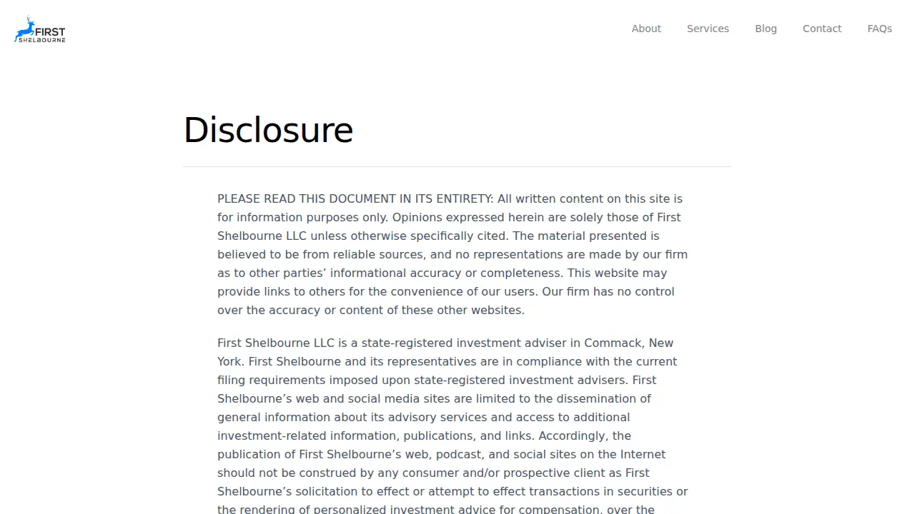 First Shelbourne page