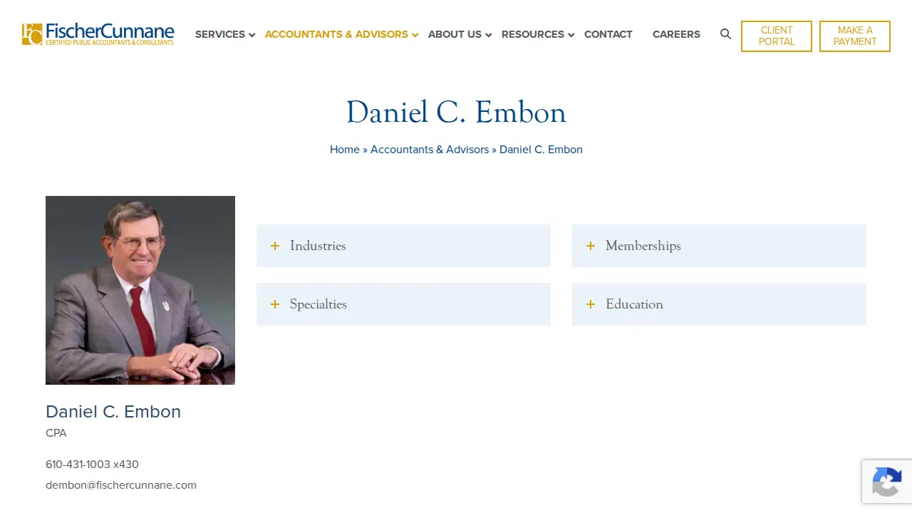 Fischer Cunnane & Associates Ltd page