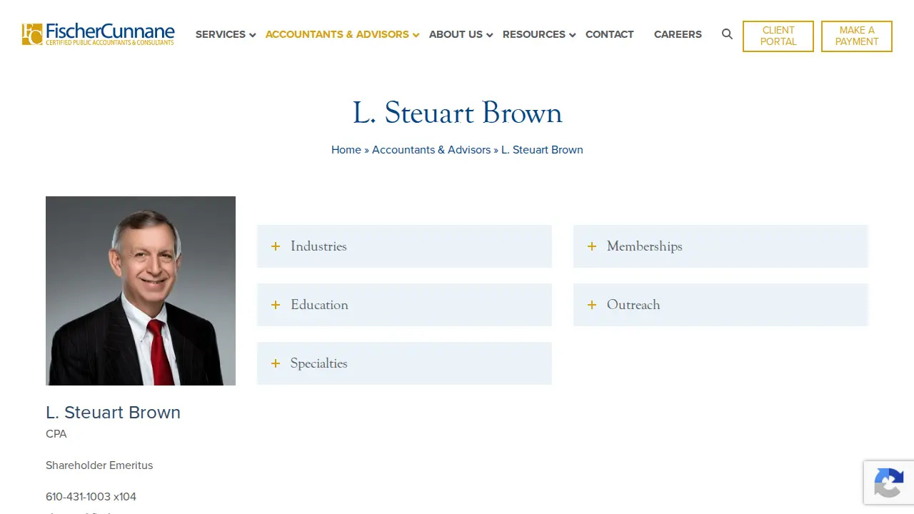 Fischer Cunnane & Associates Ltd page