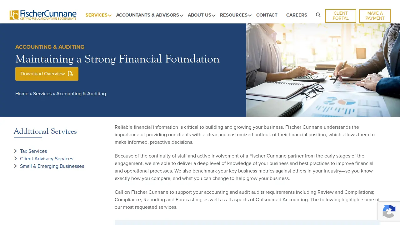 Fischer Cunnane & Associates Ltd page