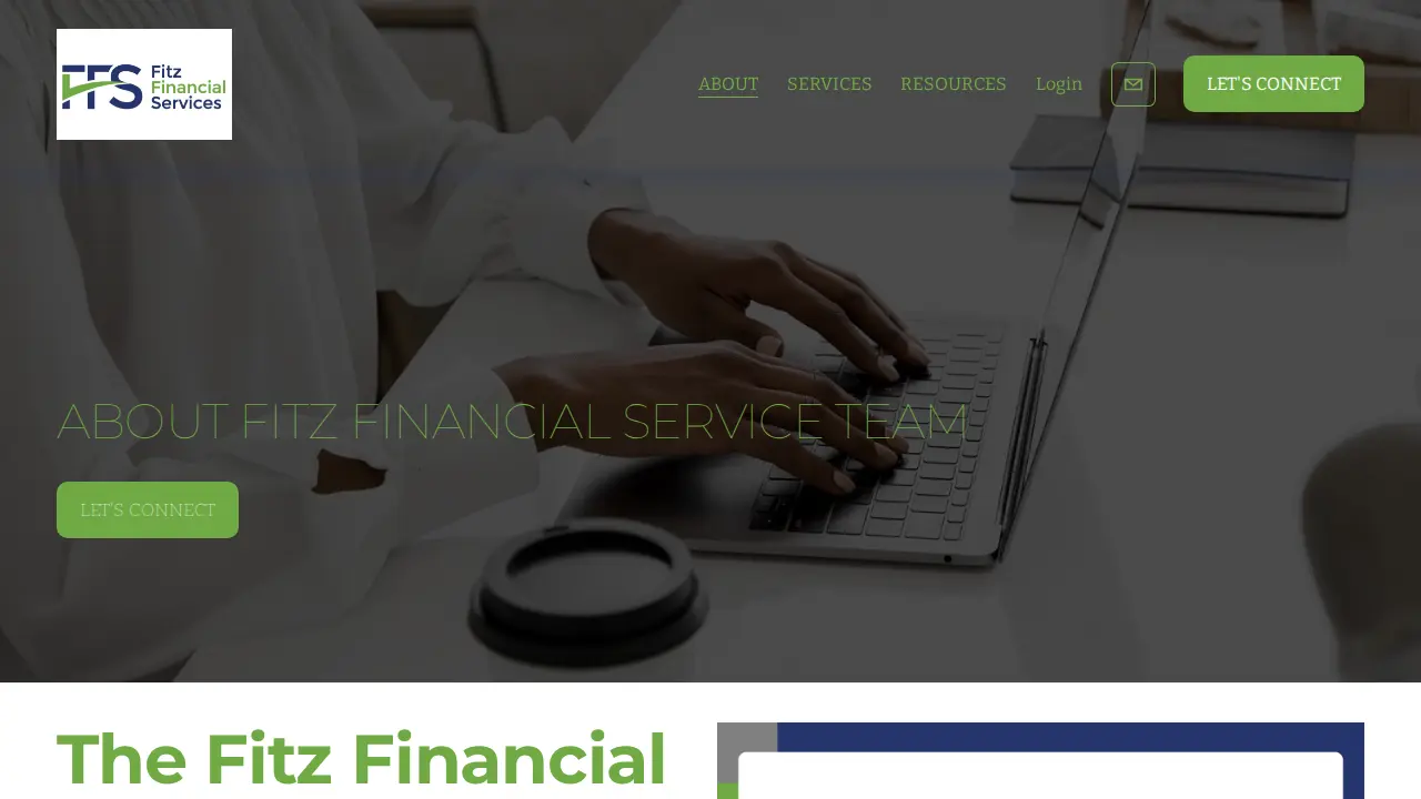 Fitz Financial Services page
