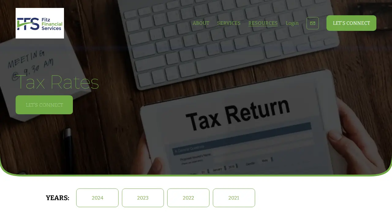 Fitz Financial Services page