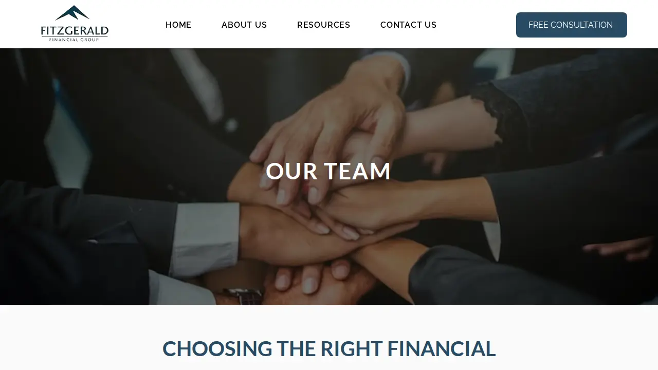 Fitzgerald Financial Group page