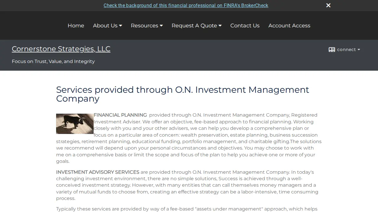 Cornerstone Strategies, LLC page