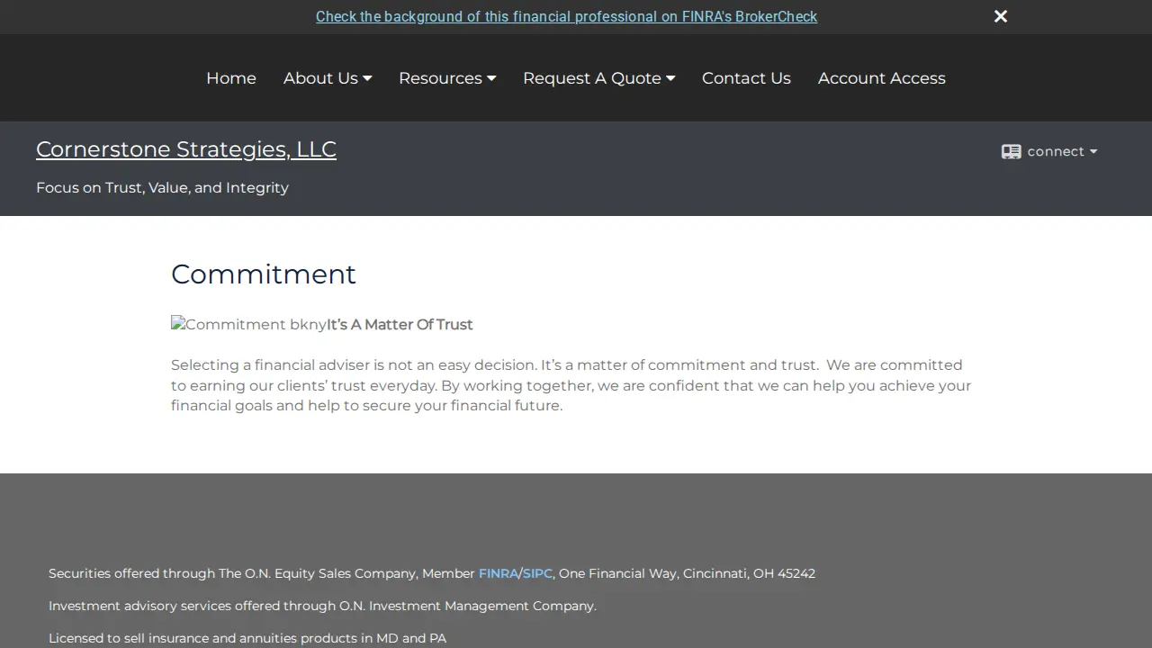 Cornerstone Strategies, LLC page