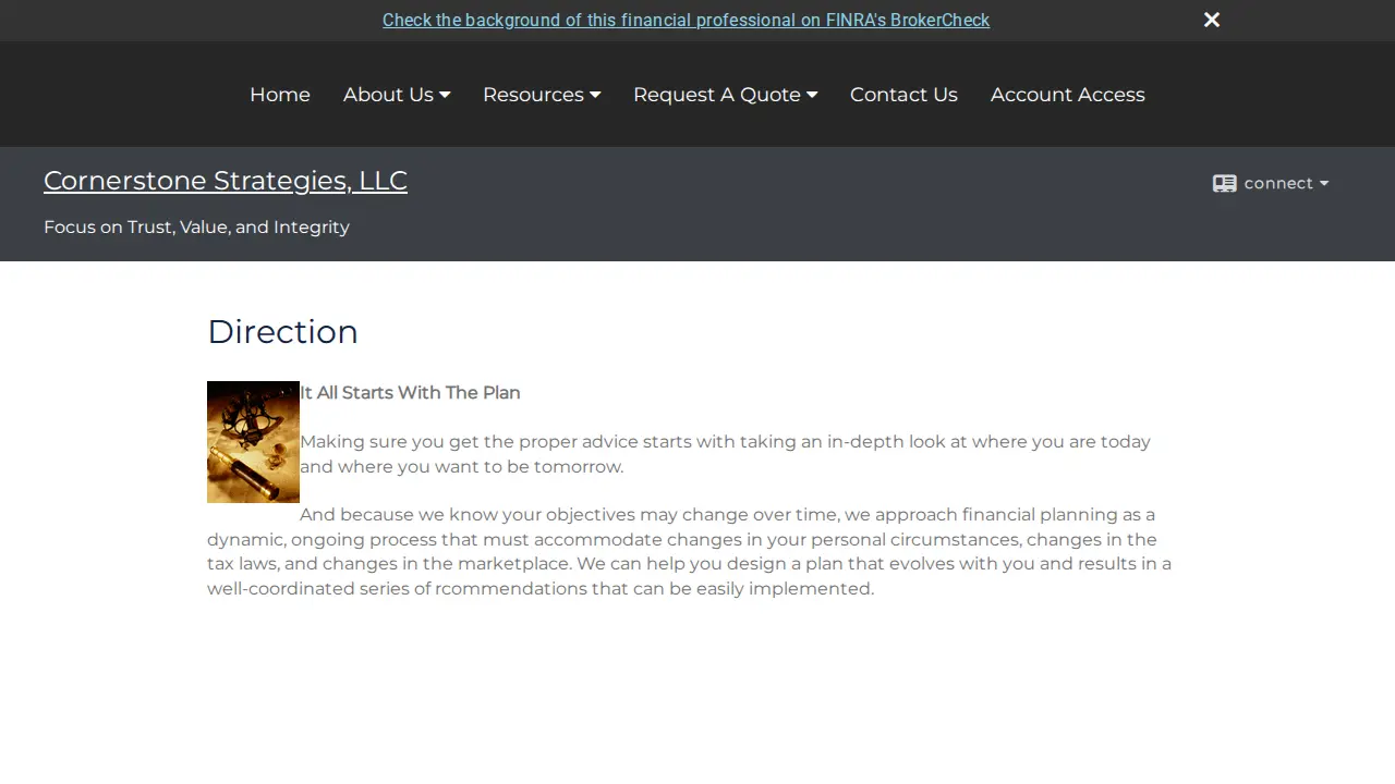 Cornerstone Strategies, LLC page