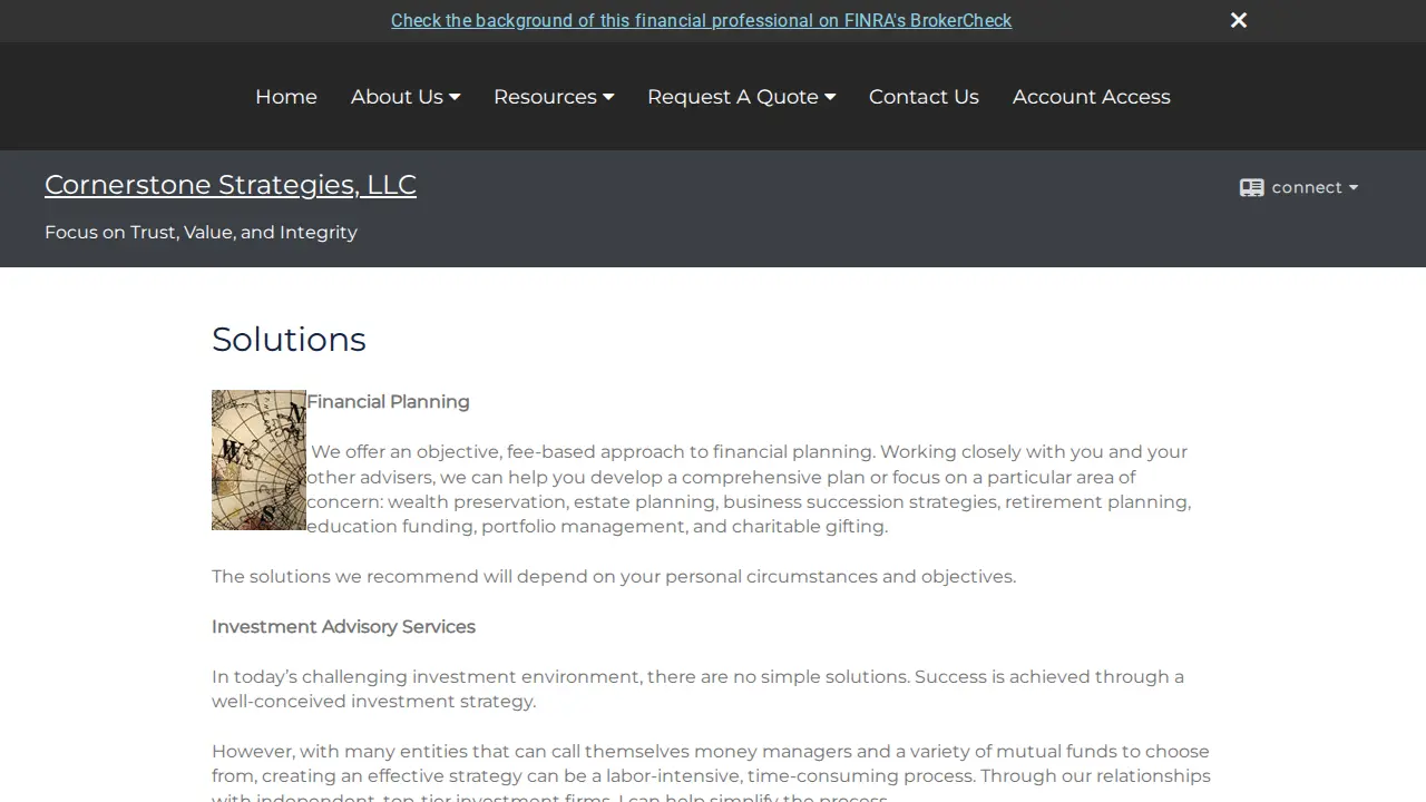 Cornerstone Strategies, LLC page