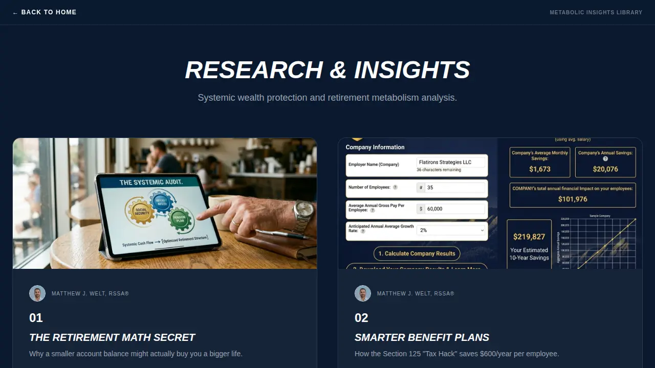 Flatirons Retirement & Benefit Strategies LLC page