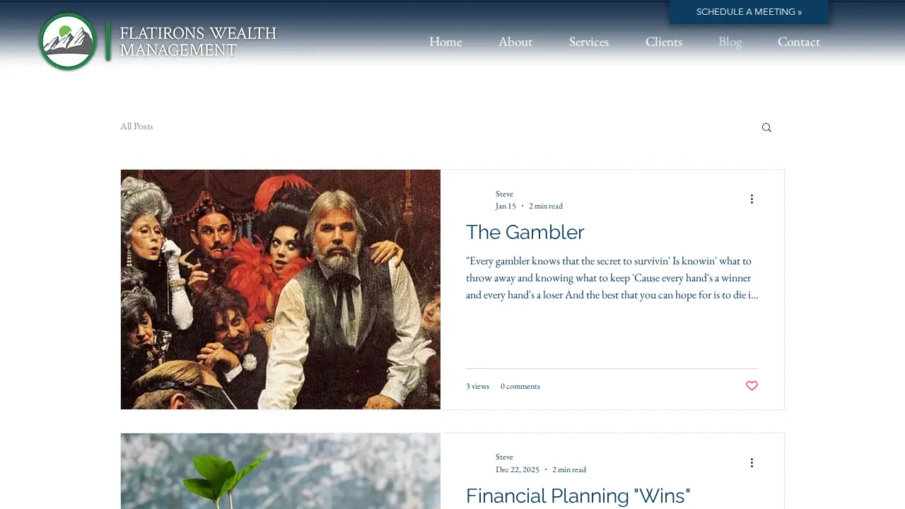 Flatirons Wealth Management:Steve Zakelj page