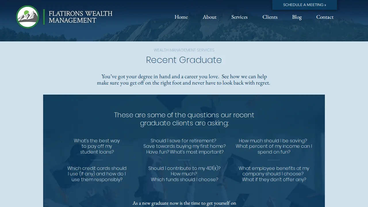 Flatirons Wealth Management:Steve Zakelj page