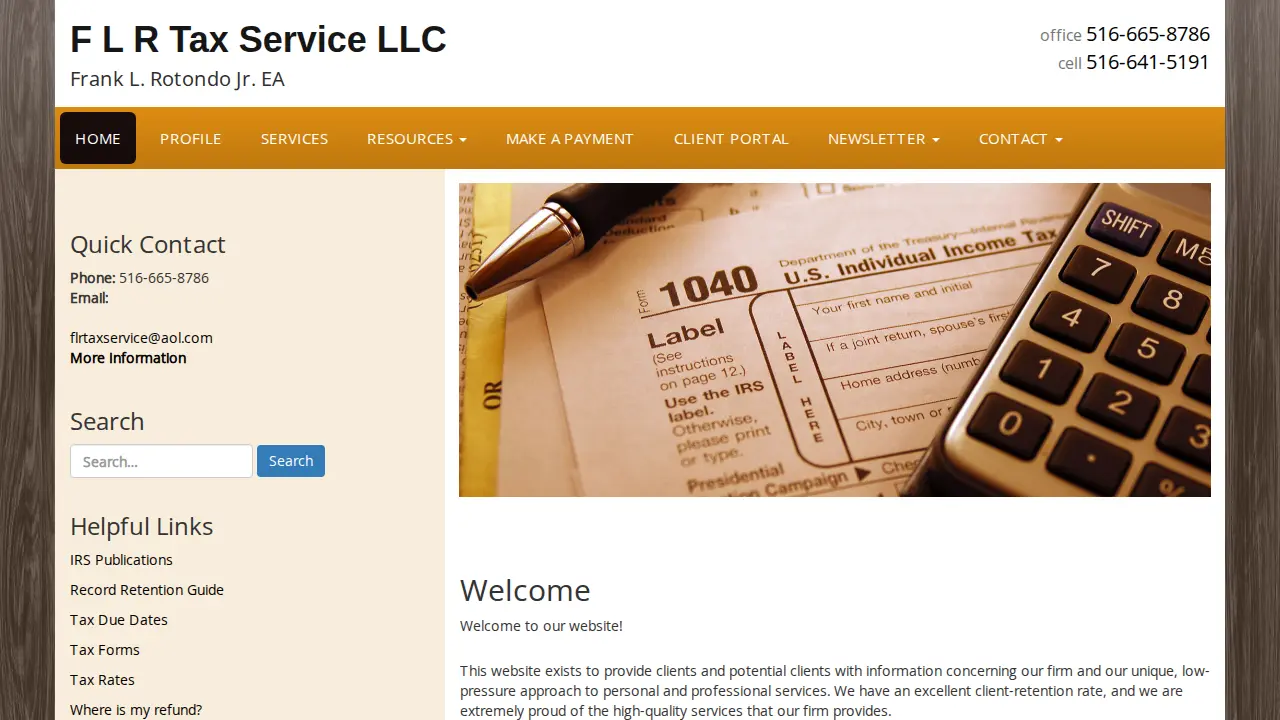 FLR Tax Service LLC page