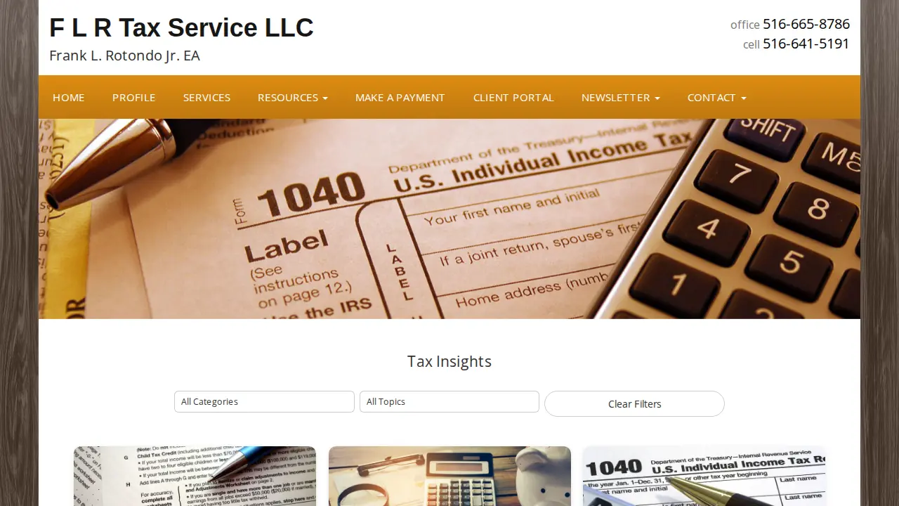 FLR Tax Service LLC page