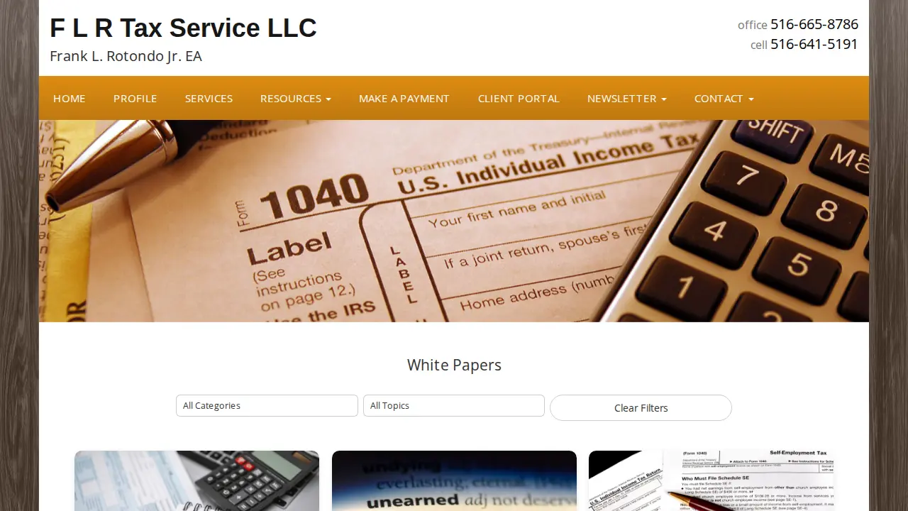 FLR Tax Service LLC page
